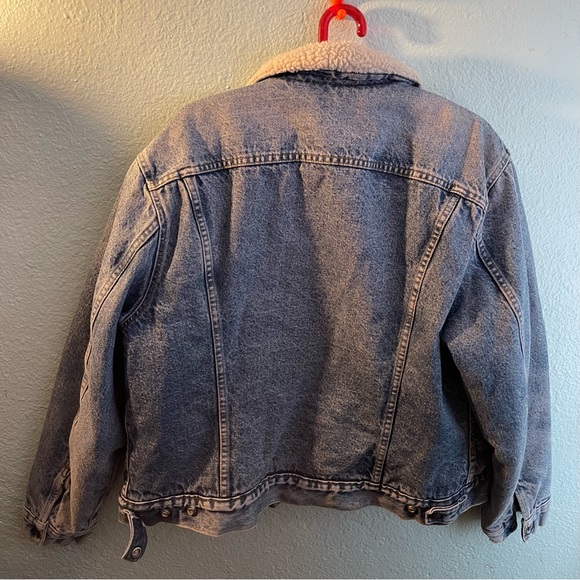 Vintage Levi’s Sherpa Trucker Jacket 80s XL 46R - Picture 4 of 8